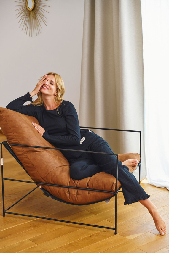 7161 Pijamale de damă Doctor Nap - neagră