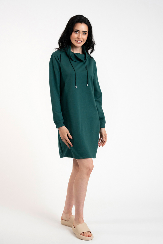 Malmo tunică cu mânecă lungă pentru femei Italian Fashion - verde