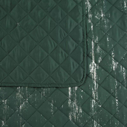 Blink 1 cuvertură de pat decorativă Design91 verde închis/argintiu