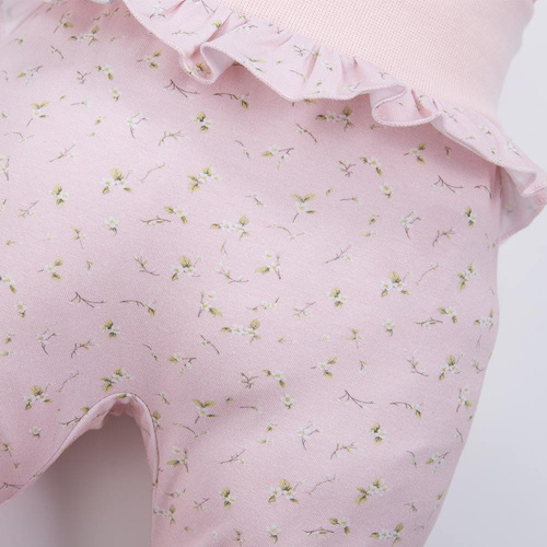 Salopete de dormit din bumbac Meadow Eevi - roz