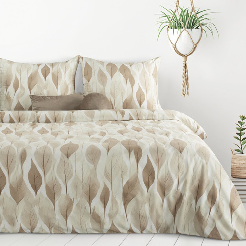 Lenjerie de pat Dafne Design 91 florală reversibilă moale cu fermoar