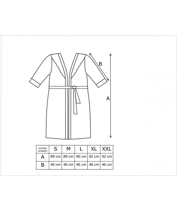 Halat de baie Mari Donna - ecru