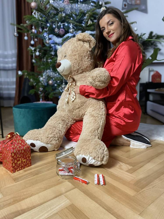 934 Classic Forex pijama pentru femei - roșu