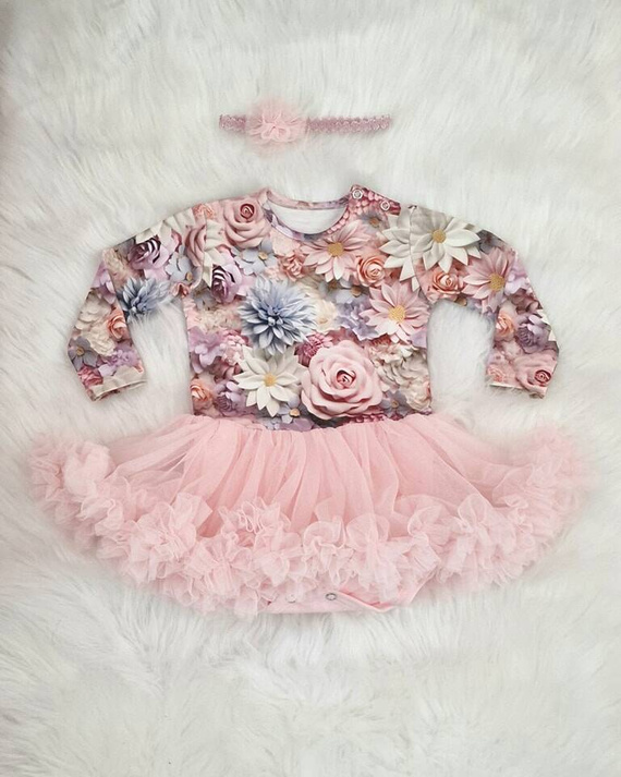 Margaretki body-rochie cu mânecă lungă Bambarillo