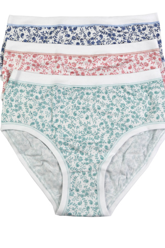 3363 MIDI-5H100 Chiloți MIDI Cotonella pachet de 3 – bumbac, talie mijlocie, confortabili pentru utilizarea de zi cu zi