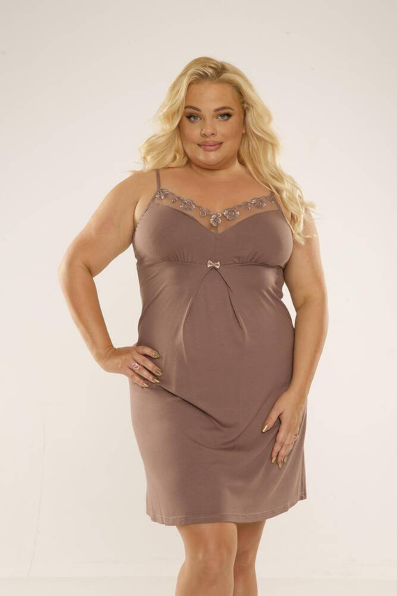 995 Cămașă de noapte Chantal - Mocca