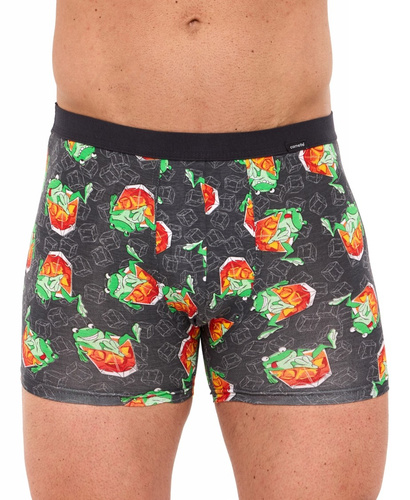 946/05 Boxer bărbați Cornette - bumbac, bleumarin, verde, cu model