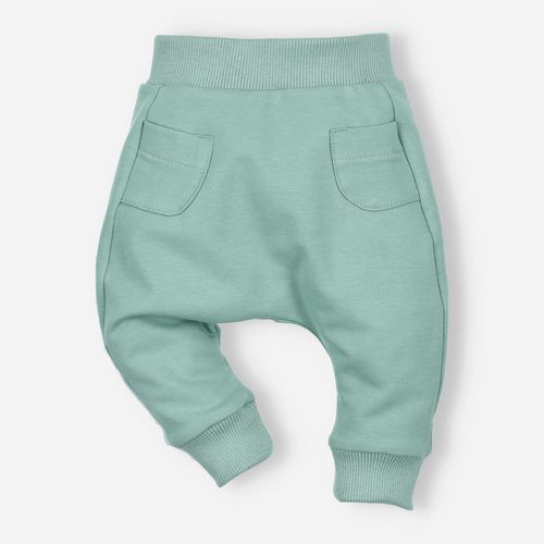 ABN-4517/ZIE Pantaloni de trening buzunar din bumbac organic Nini verde