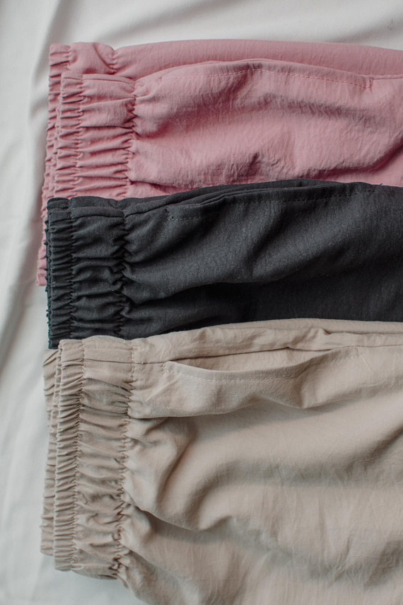 Maeve 875 De Lafense pantaloni de pijama pentru femei - lungi, uni, cu buzunare - negru