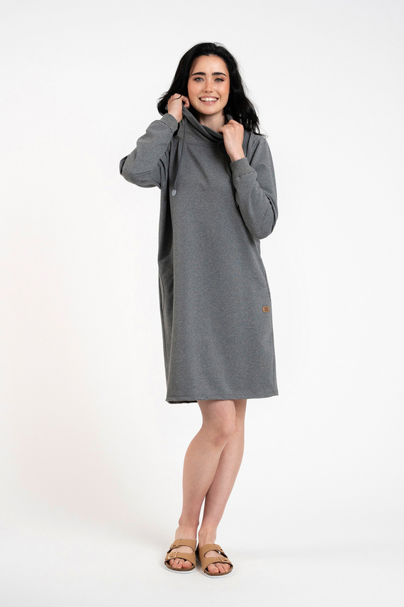 Malmo Ladies tunică cu mânecă lungă Italian Fashion - ¶r. melange 