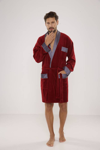 772 Bonjour halat de baie forex pentru bărbați - maro