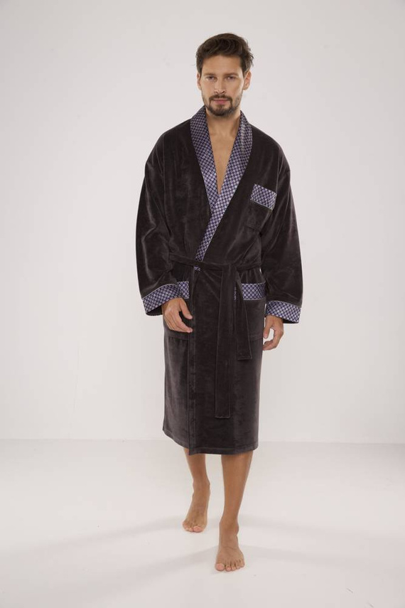 773 Bonjour halat de baie forex pentru bărbați - grafit