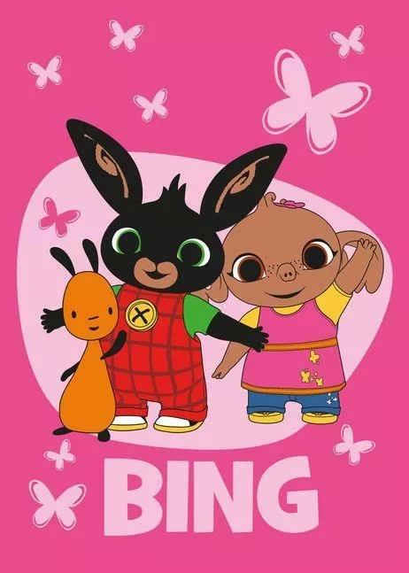 Pătură fleece pentru copii Bunny Bing Jerry Fabrics | Microfibra, moale si usoara