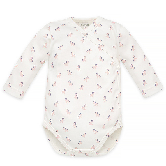 Body pentru copii Lovely Day Pinocchio - cai ecru