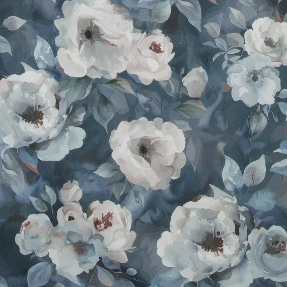 Lenjerie de pat Kira Design 91 florală reversibilă moale cu fermoar