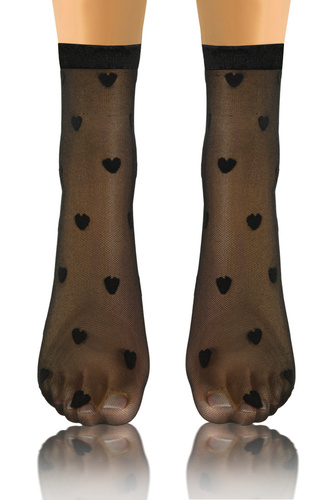 Șosete de damă Sesto Senso, model 04 inimioare