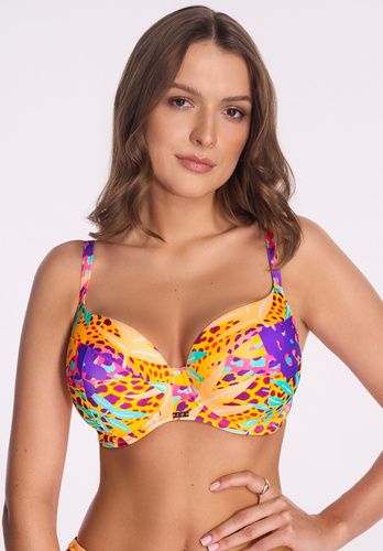 Sutien de baie Full Cup SK 240 Jungle Pop Ava – design exotic, susținere perfectă, ideal pentru vară