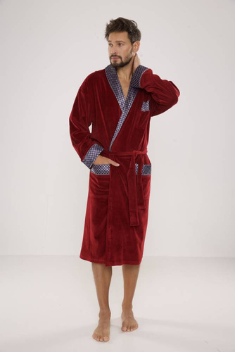 773 Bonjour halat de baie forex pentru bărbați - maro